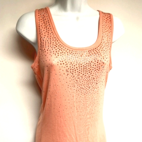 Women's Calvin Klein Sleeveless Sequins Tank Top Size M - Picture 1 of 4